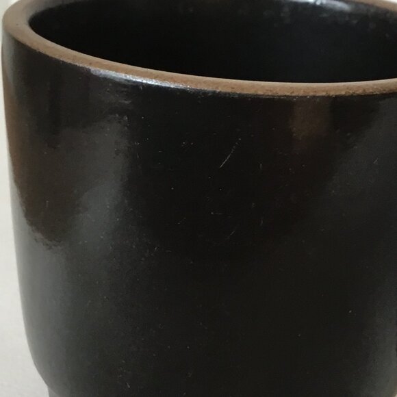 Heath Ceramics Black Onyx Stack Mugs Rim Line #205 Set of 3 - Picture 10 of 16